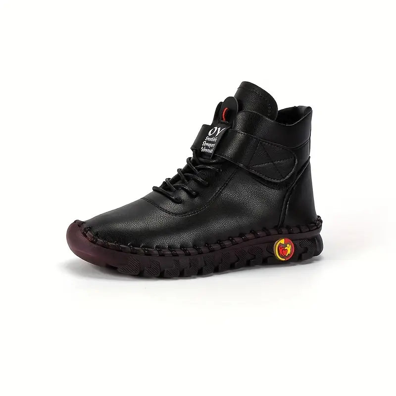 HOME-LOVER™ Wysokie Damsmkie Buty ze Skóry