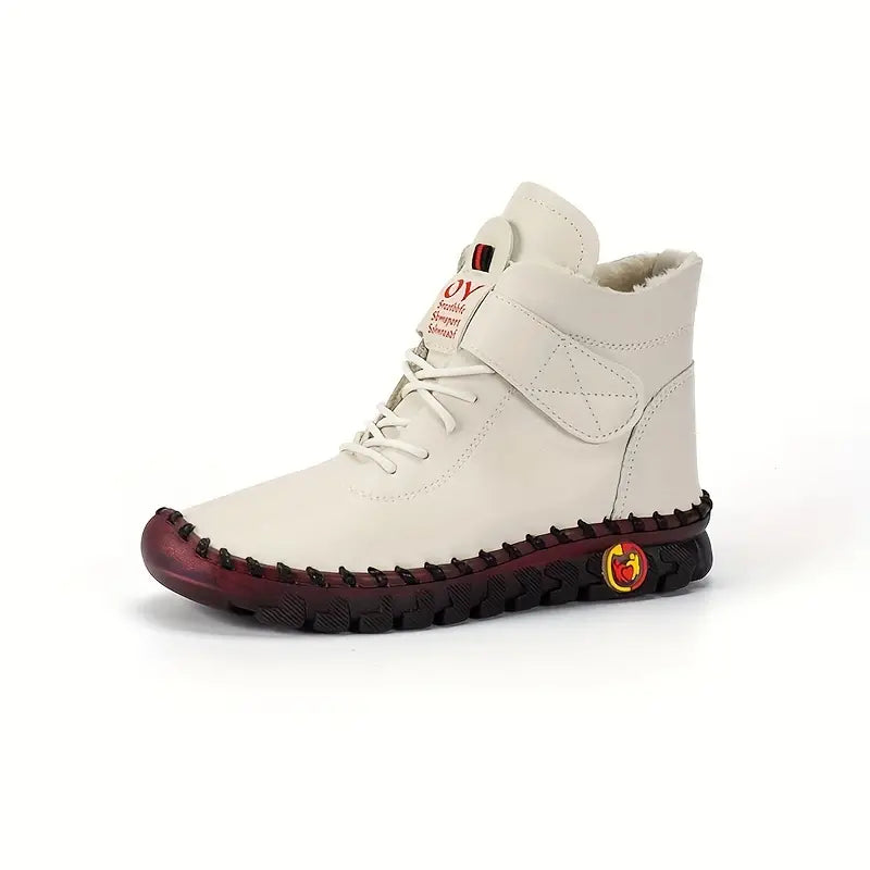 HOME-LOVER™ Wysokie Damsmkie Buty ze Skóry