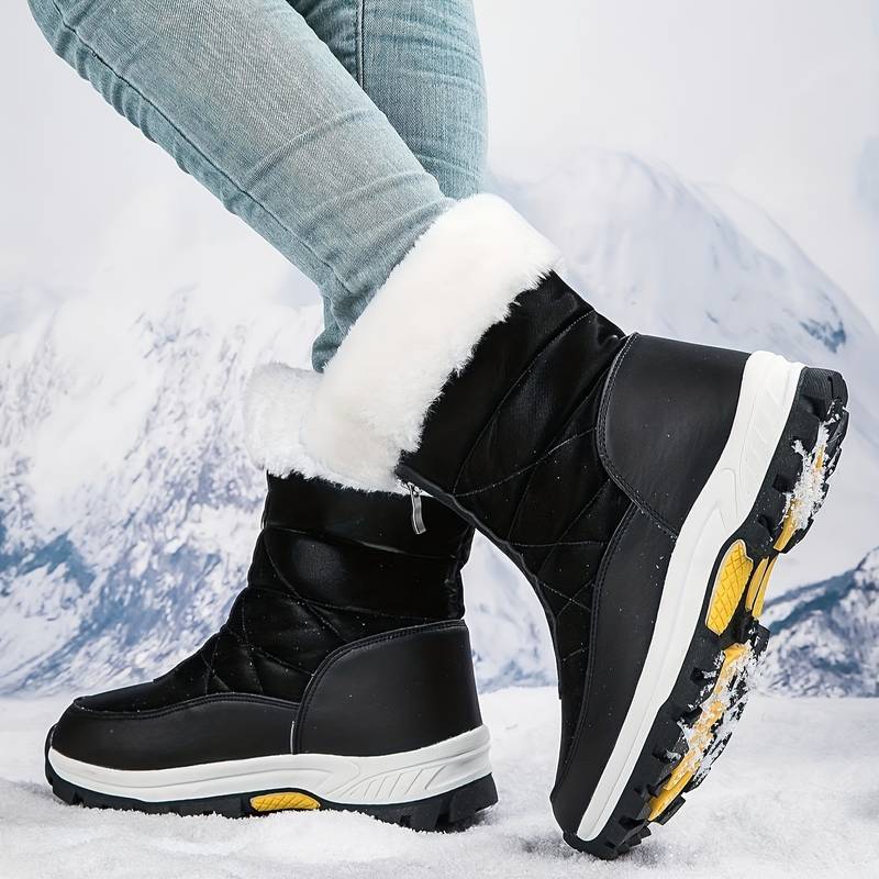 Zimowe buty z futrem ocieplane