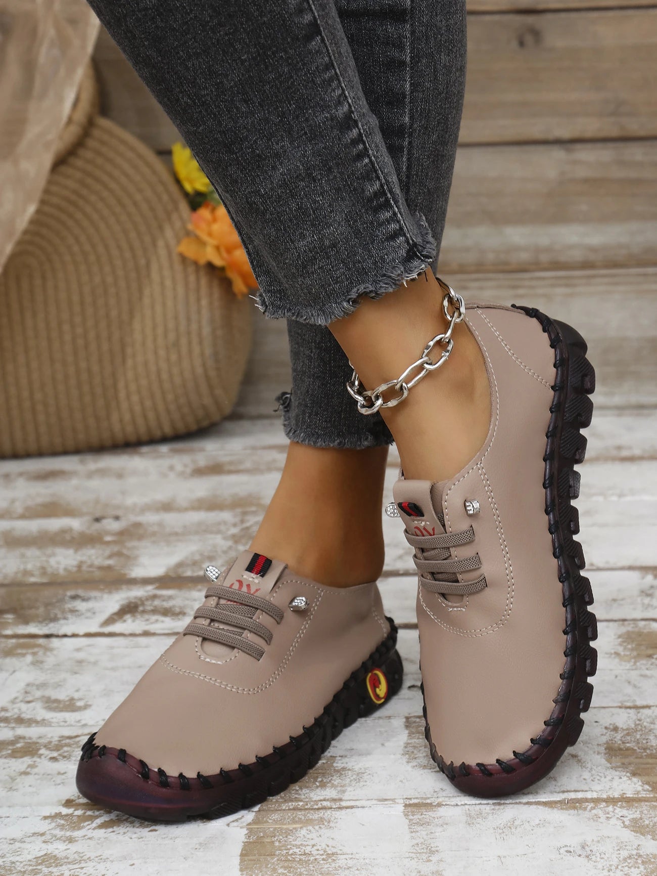 HOMELOVER™ Wygodne Ręcznie szyte buty z wyjątkowo miękką podeszwą wodoodporne